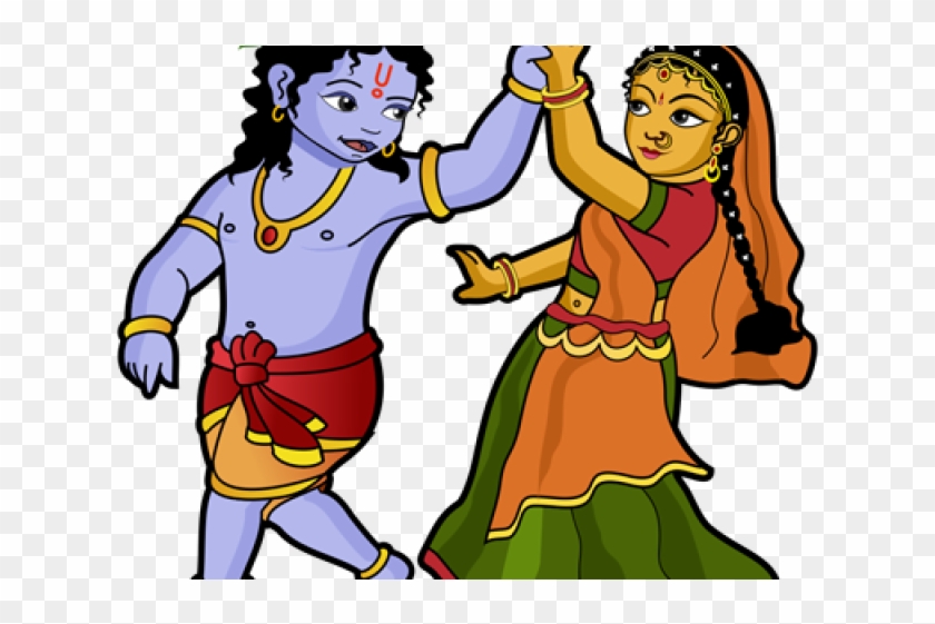 Krishna Clipart Bal Krishna - Rangoli On Bal Krishna - Png Download
