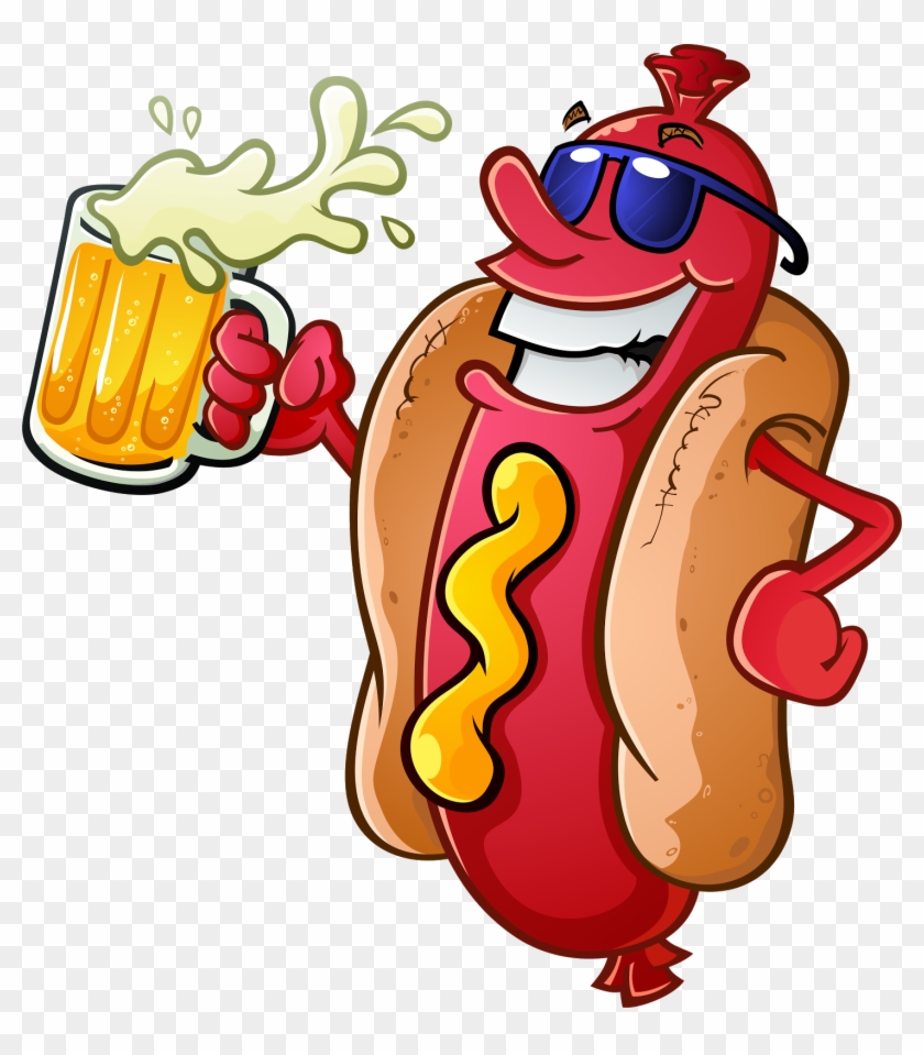 Resultado De Imagem Para Hot Dog Logo - Cartoon Hotdog Clipart #1131954