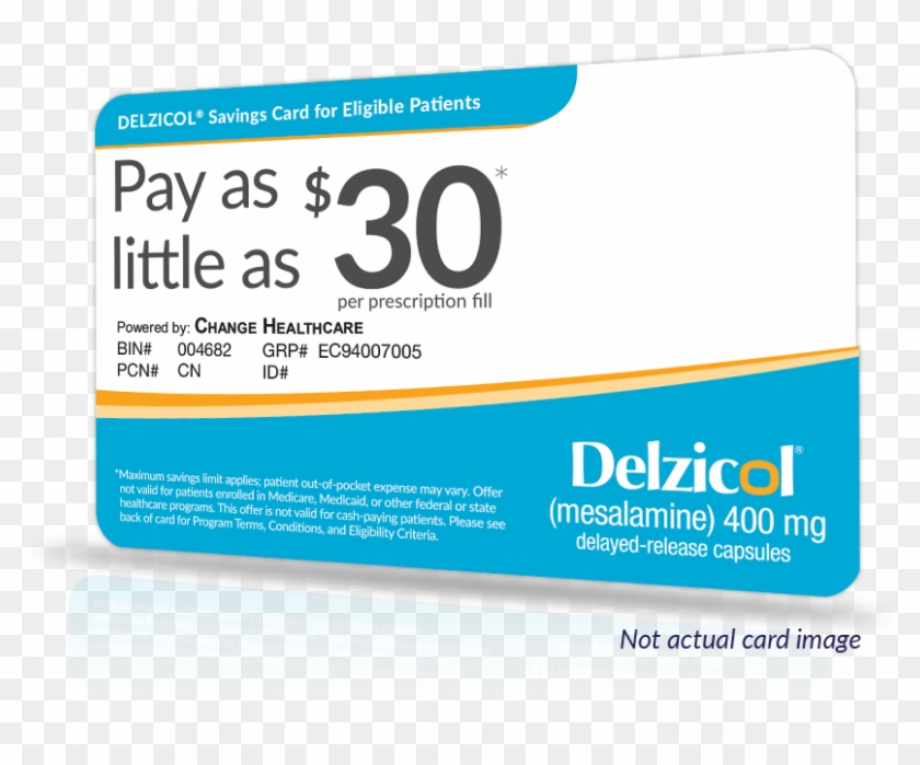 To Register And Print A Delzicol Savings Card, Please - Health Care Clipart #1132199