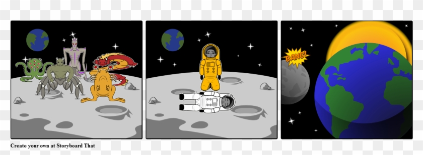 Crater Storyboard - Yuri Gagarin Clipart #1132644