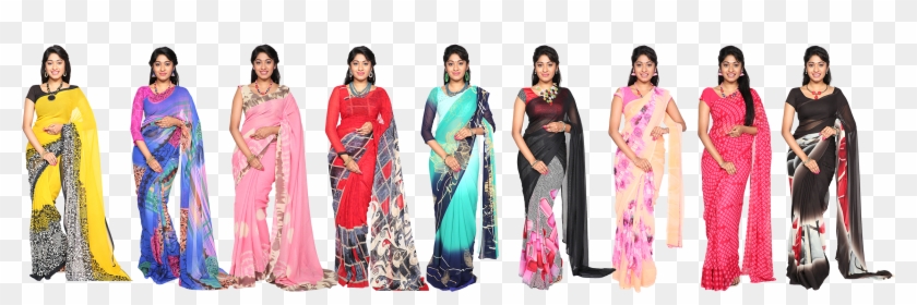 Rachana 9 Sarees Collection Clipart