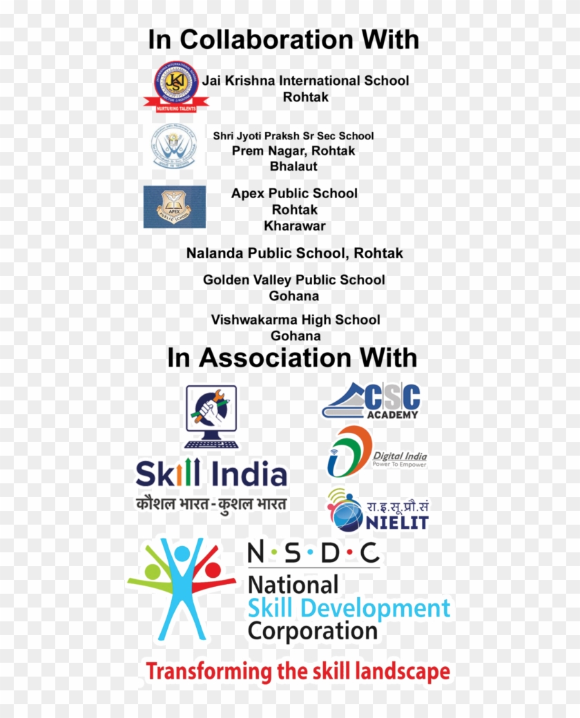 Our Associations - Nsdc Clipart