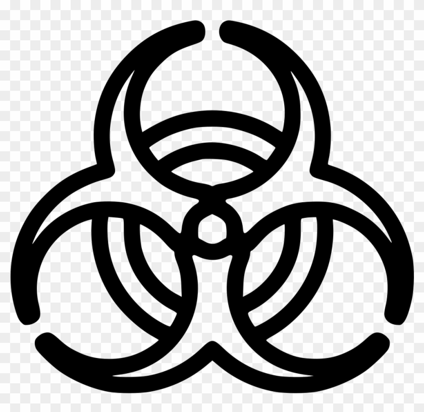 Png File Svg - Biohazard Icon Png Clipart #1133387