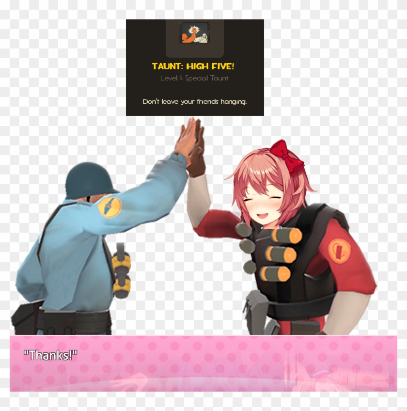 Seriously Valve Contact Team Salvato For An Official - Tf2 High Five Clipart #1133392