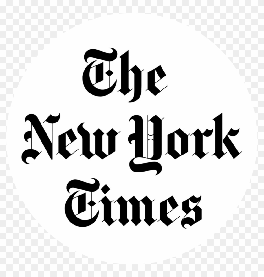 Nyt-circle - New York Times Black Logo Clipart #1133544