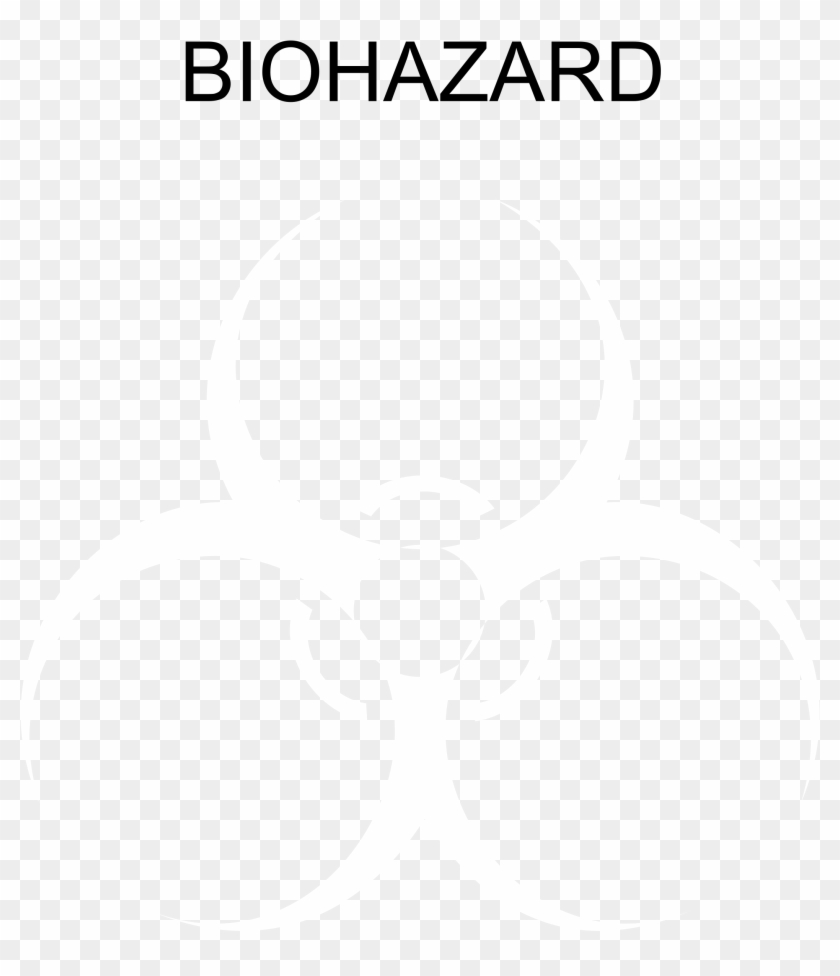 Biohazard 4188 Logo Black And White - Not Install Smart Meter Sign Clipart