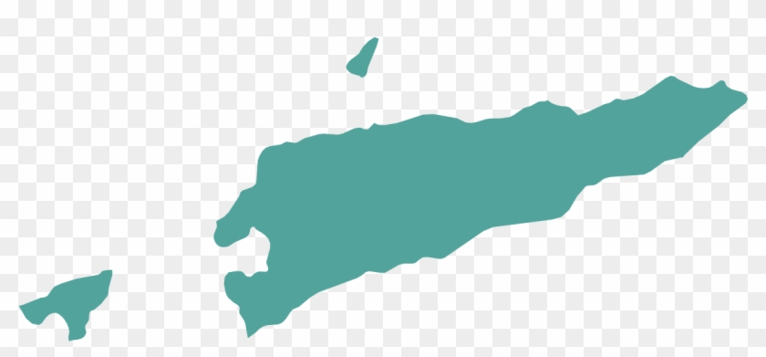 Rocketship - Timor Leste Map Simple Clipart #1134031
