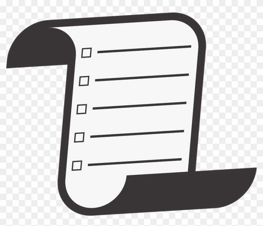 Checklist, Business, Office, Planner, Productivity - Lista A Png Clipart