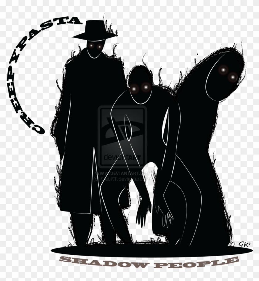 Slender Man Clipart Animated - Creepypasta Shadow People - Png Download #1134355