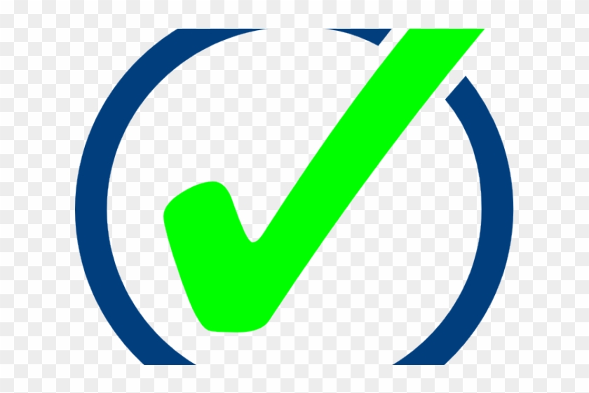 Green Tick Clipart Transparent Background - Png Download