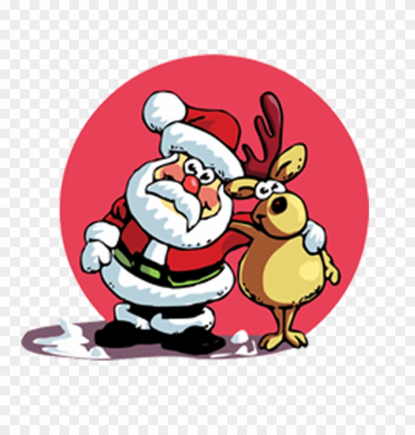 Christmas Cartoon Santa Cute Clipart 1134437 Pikpng