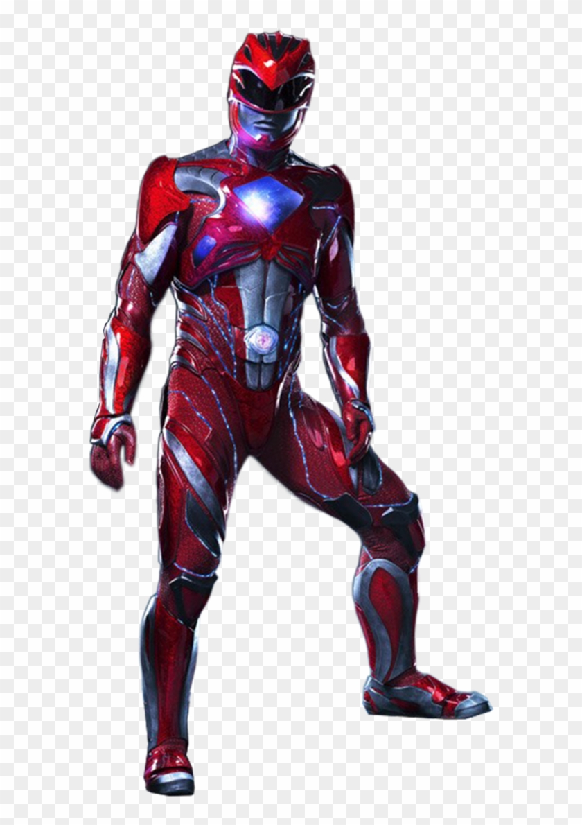 Png Power Rangers Movie - Red Power Ranger 2017 Movie Clipart