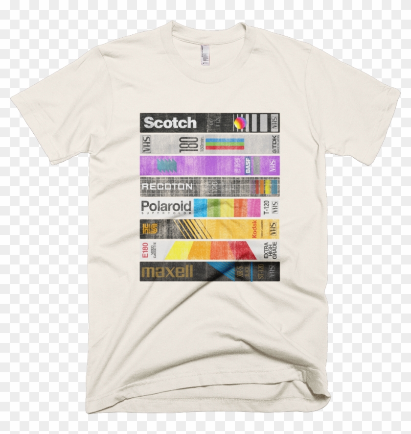 Vhs Vintage T-shirt Polaroid Scotch Kodak Cassette - T-shirt Clipart