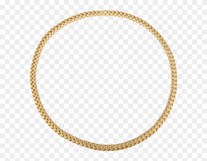 18kt Yellow Gold Vannerie Necklace - Necklace Clipart