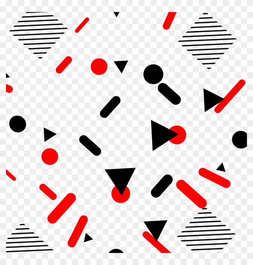 Memphis Effect Decorative Elements Png And Psd Clipart