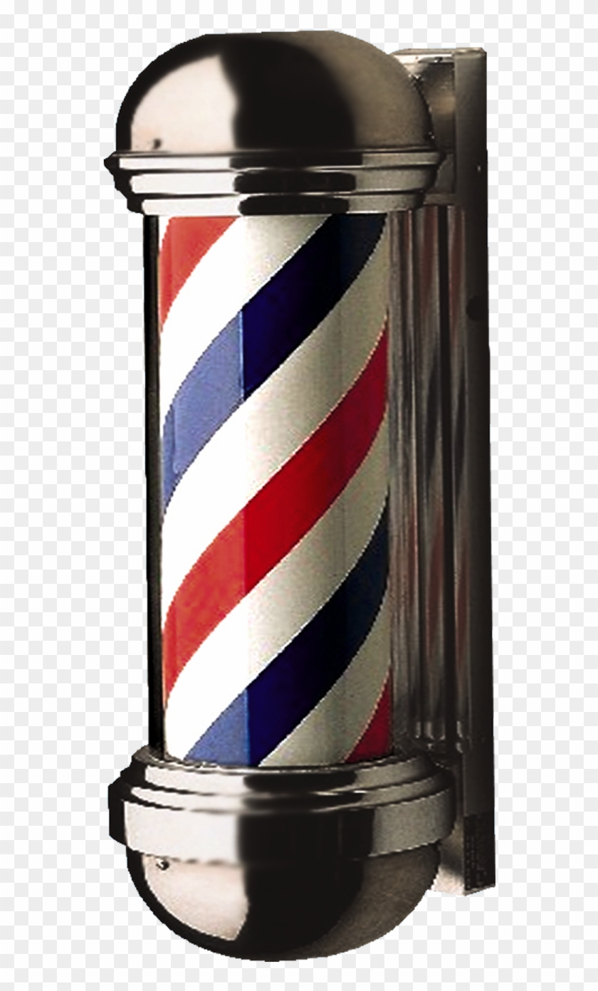 Barber Pole Model - Barber Shop Pole Png Clipart (#1136199) - PikPng