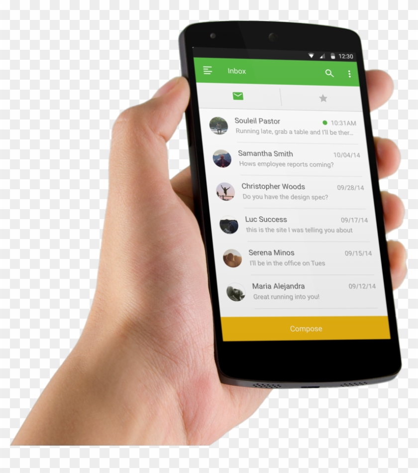 Android Phone Png - Hand With Phone * Png Clipart