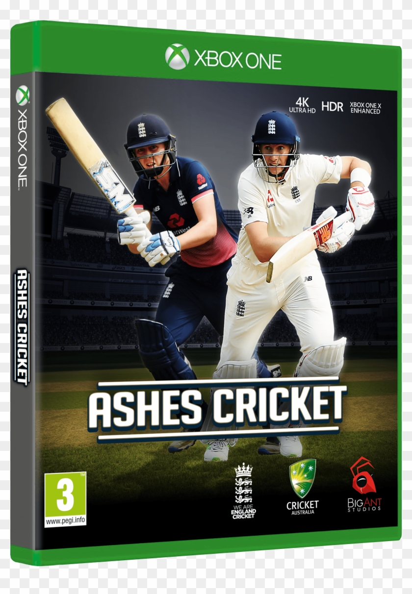 Xbox 3d Ashes Ukpackshot W=1887 - Ashes Cricket 2017 Ps4 Clipart