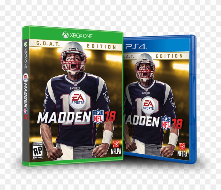 Tom Brady Is The Madden Nfl 18 Cover Athlete - Madden 2018 Tom Brady Clipart #1136638