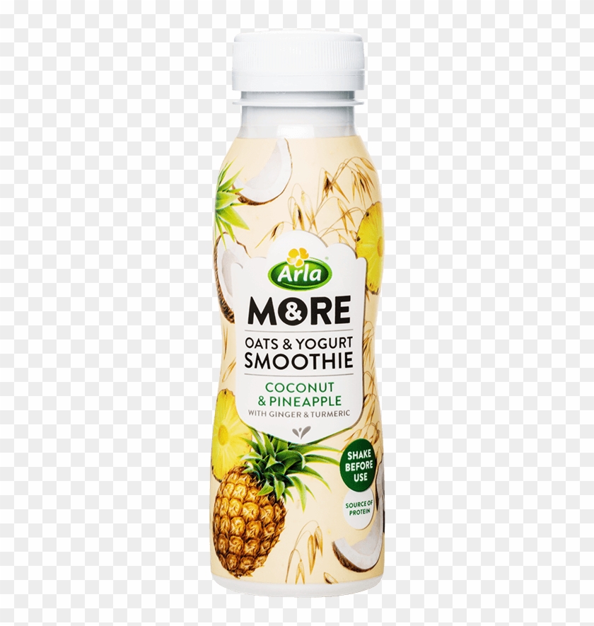 Coconut & Pineapple - Oats And Yogurt Smoothie Arla Clipart #1136671