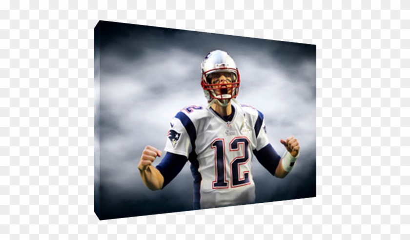 Details About Superbowl Xlix Mvp Tom Brady Poster Photo - Kick American Football Clipart