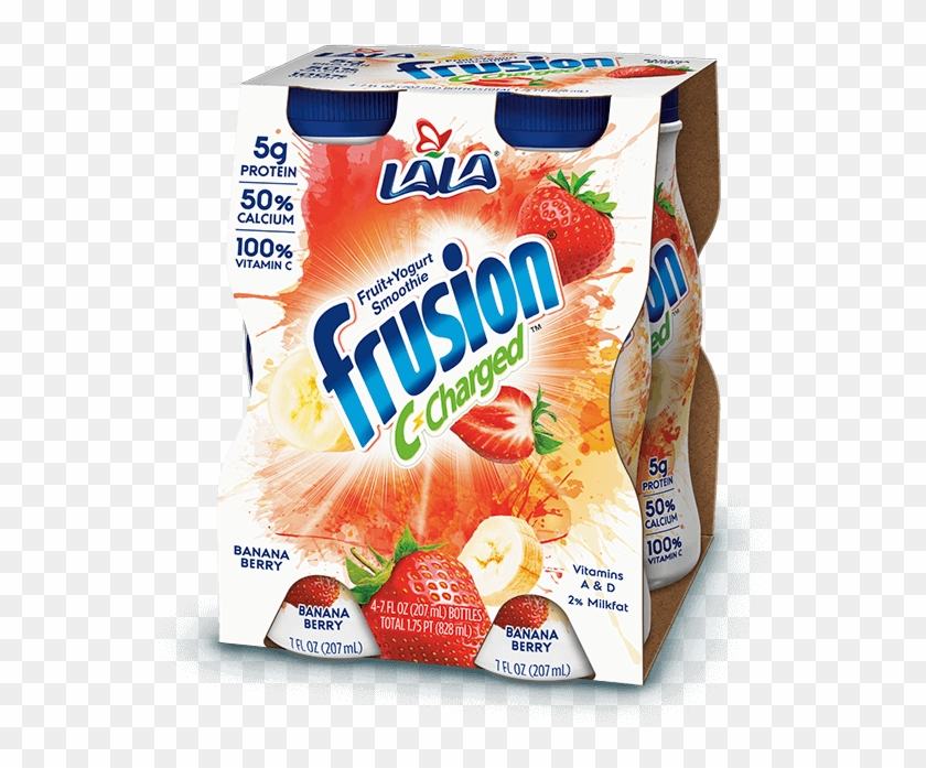 Banana Berry Lala® Frusion® Yogurt Smoothie - Convenience Food Clipart #1136705