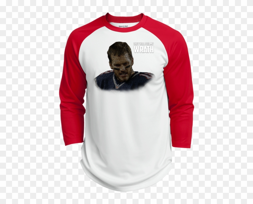 Tom Brady Feel My Wrath Polyester Game Baseball Jersey - Camiseta Tigres Del Licey Clipart #1136795