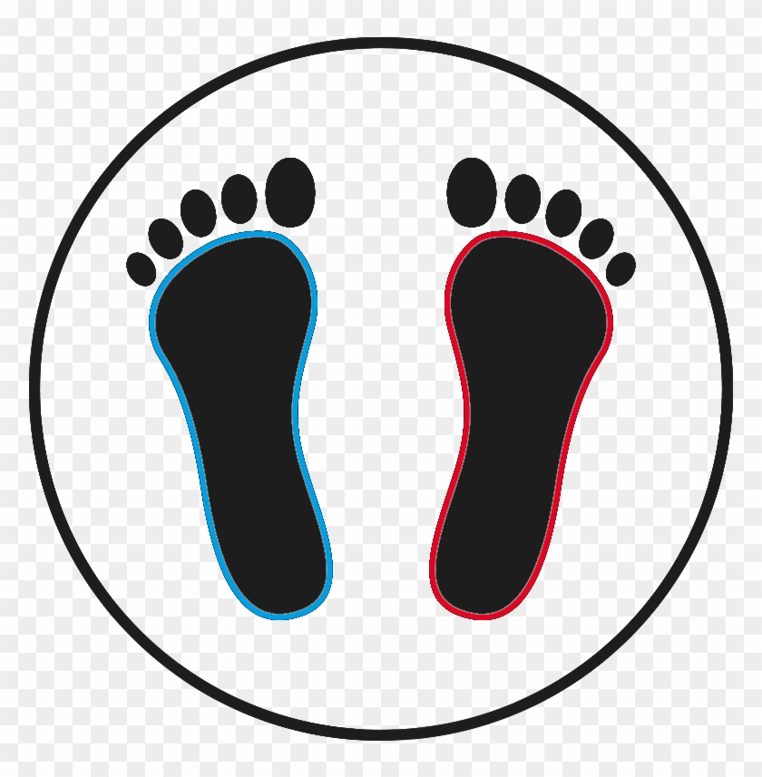 Foot Clipart Insole - Baby Foot Prints Svg - Png Download #1136937