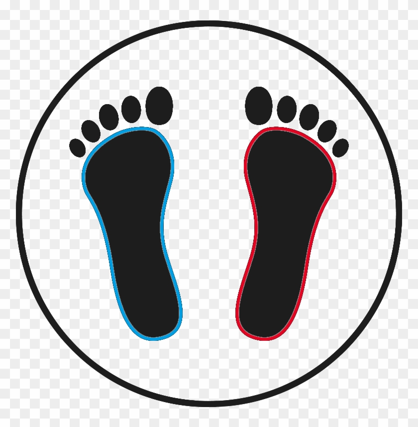 Foot Clipart Insole - Baby Foot Prints Svg - Png Download