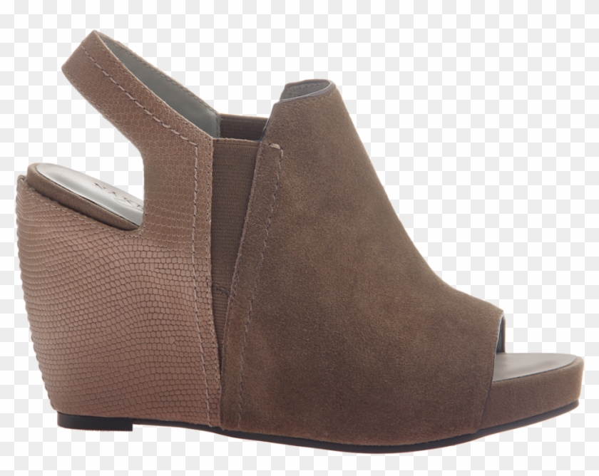 Columba In Otter Wedge Sandals - High Heels Clipart #1136988