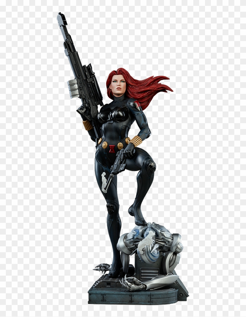 Black Widow Statue Clipart #1137541