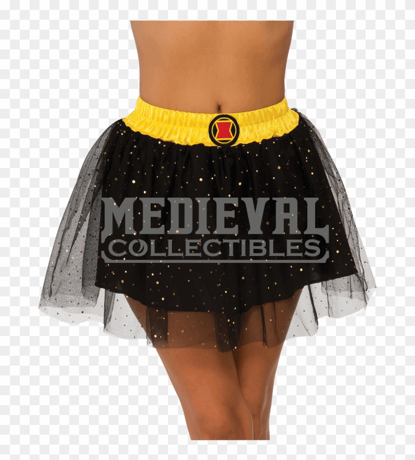 Adult Black Widow Tutu Skirt Clipart #1137749