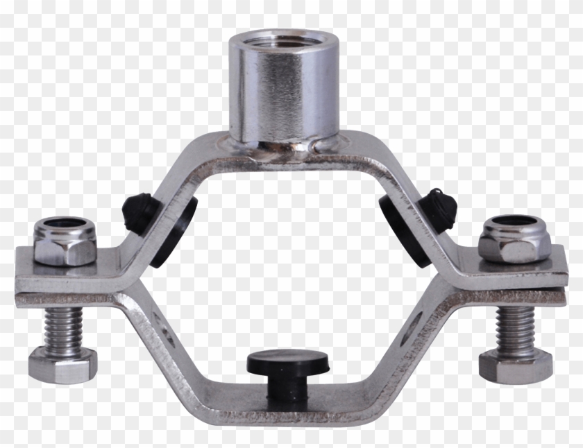 C24t 1/2″ Hanger With Coupling For Tubing 304 With - C-clamp Clipart