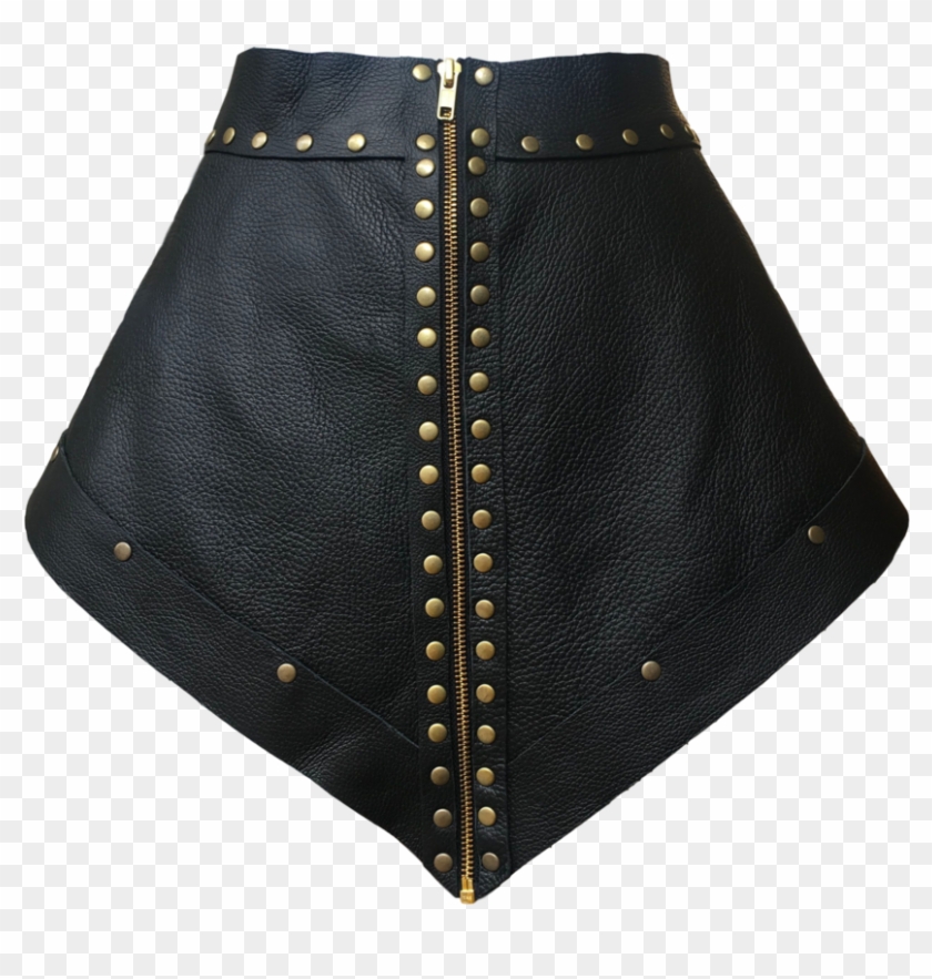 V Skirt Back Clipped Rev 1 - Miniskirt - Png Download