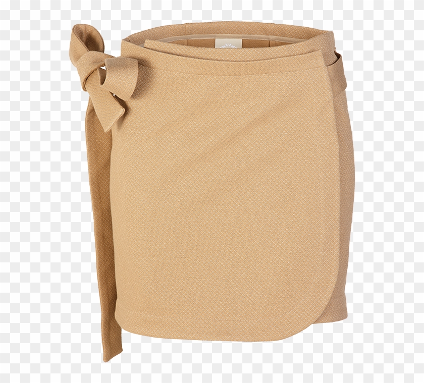 Justine Leconte Jacquard Brown Silver Wrap Skirt Lc-7 - Tennis Skirt Clipart