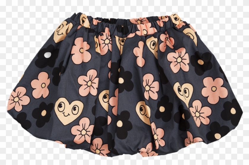 Mini Rodini Flowers Star Woven Skirt - Miniskirt Clipart #1138616