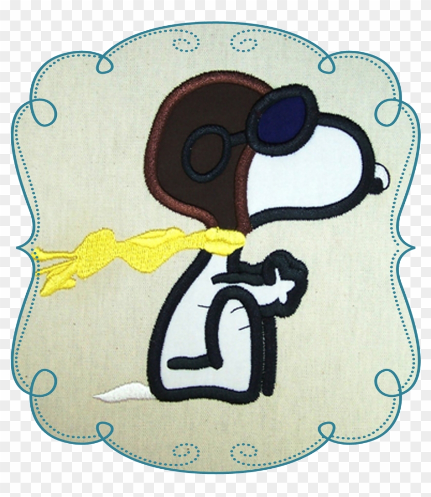Pilot Clipart Snoopy - Embroidery Minnie Mouse Christmas Designs - Png Download