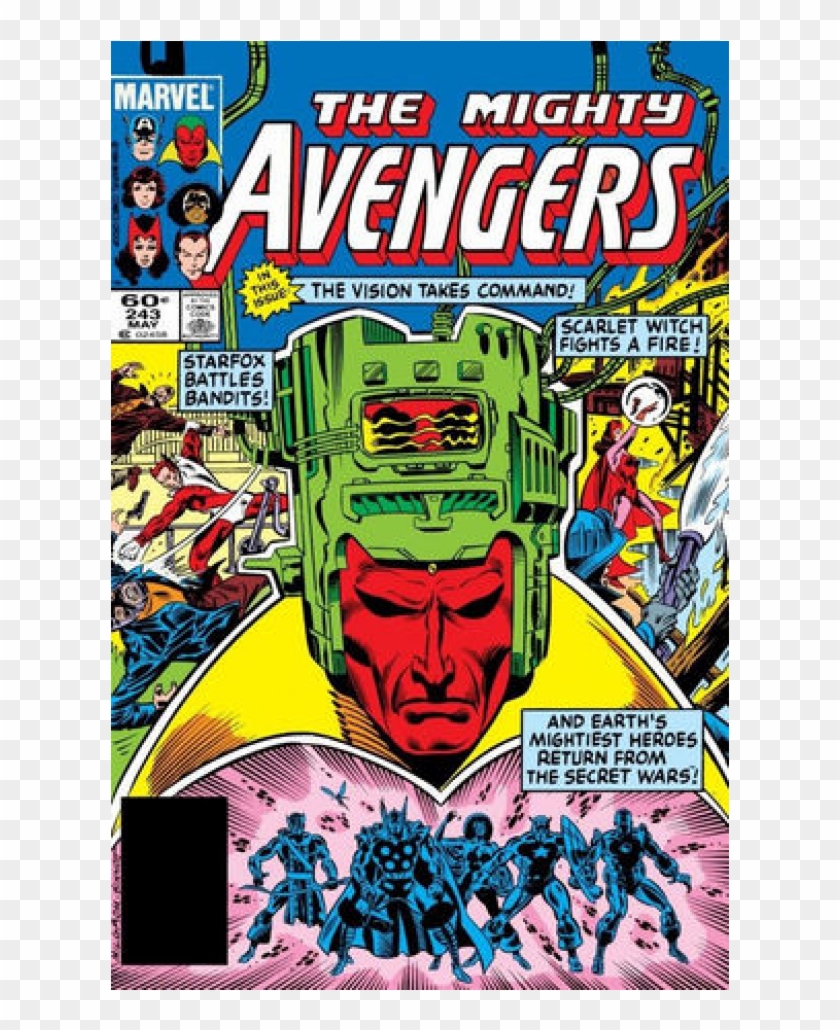 Купете Comics 1984-05 The Avengers - Avengers 243 Clipart