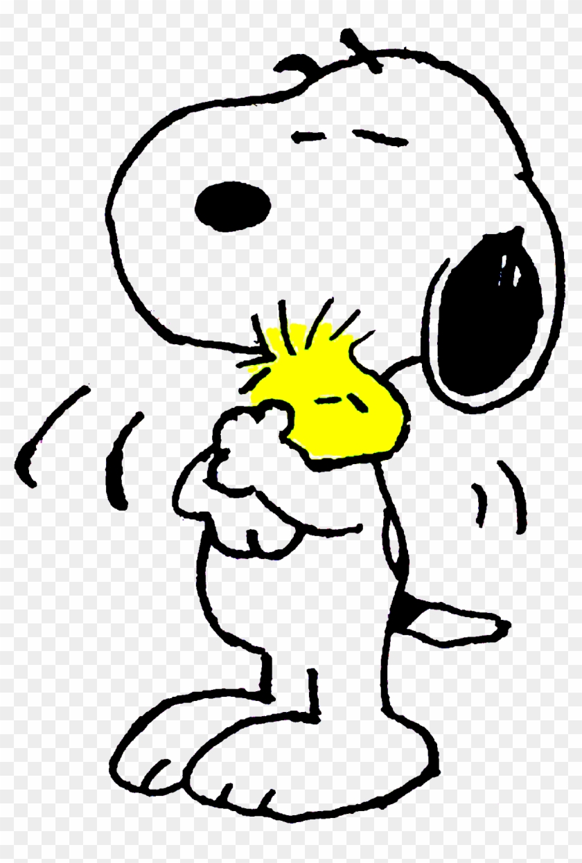 Snoopy Woodstock Drawing By Bradsnoopy97 - Snoopy Hugs Clipart