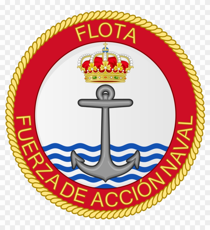 Emblem Of The Spanish Navy Naval Action Force - Navy Clipart #1139345