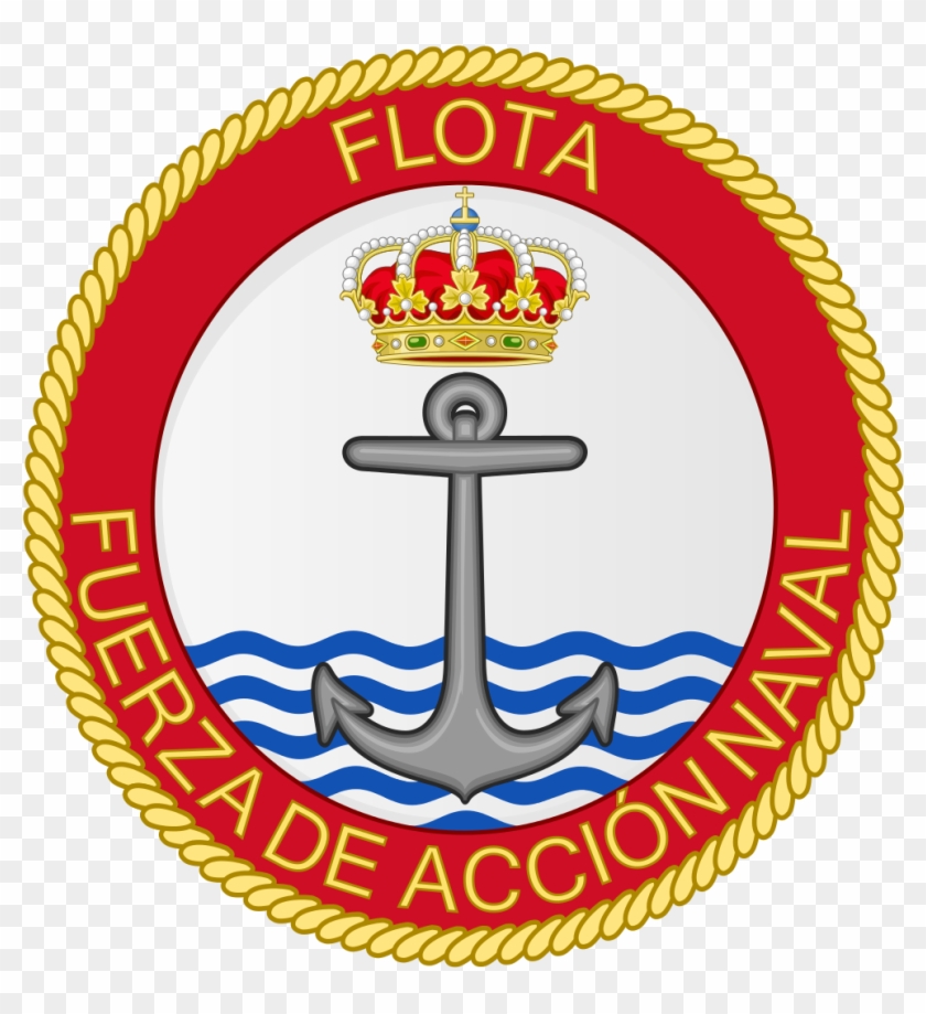 Emblem Of The Spanish Navy Naval Action Force - Navy Clipart