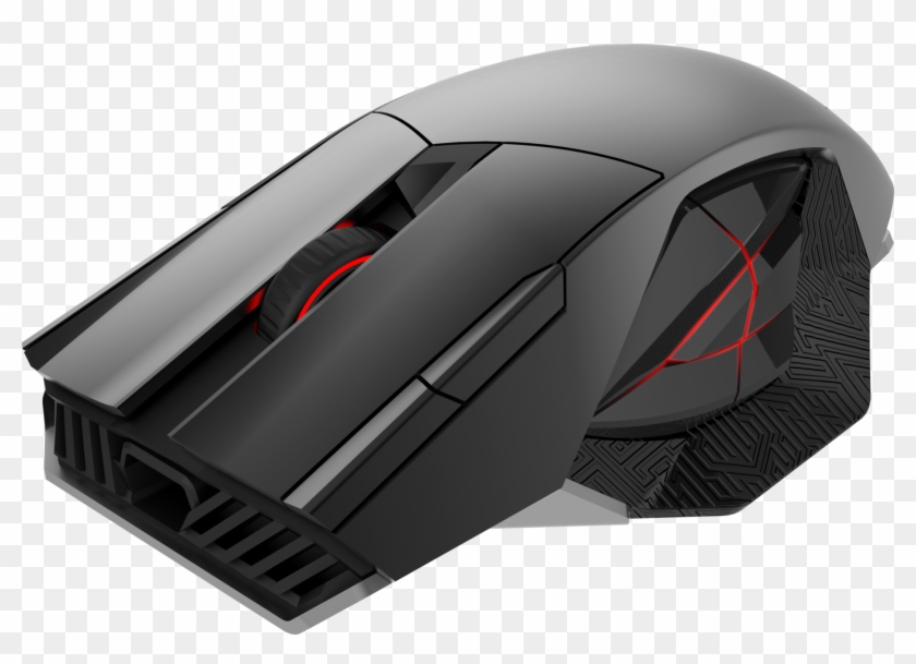Rog Spatha Wireless Gaming Mouse Side - Asus Rog Gaming Mouse Clipart #1139539