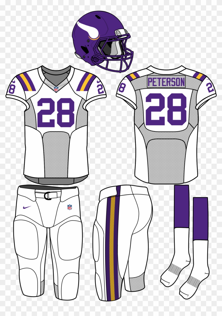 Nfl Throwbacks Ers Titans And Redskins Added Complete - Minnesota Vikings Concept Uniforms Clipart