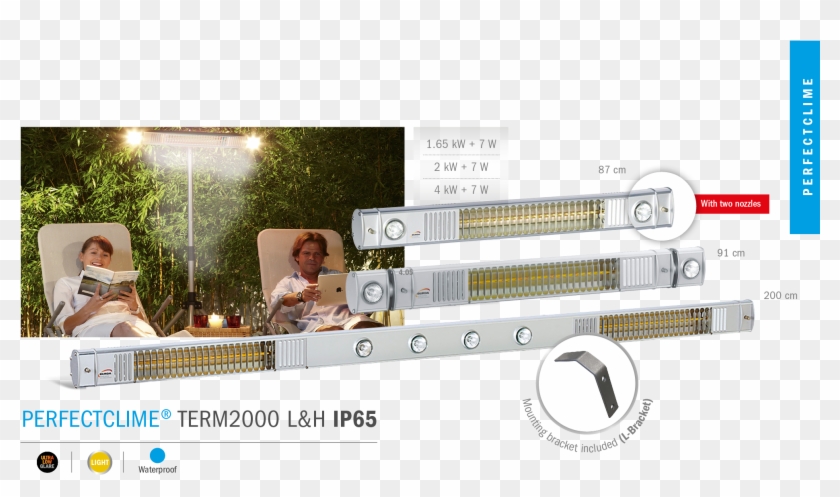 Perfectclime® Term2000 L&h Ip65, 180° Swiveling Spotlightsburda - Burda Perfectclime Clipart #1139904