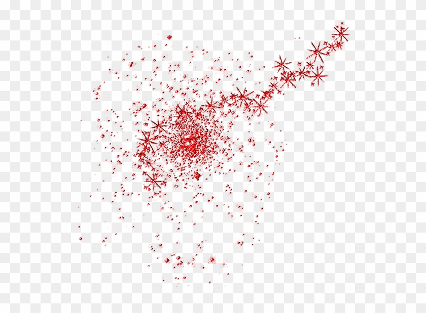 Adornos Para Photoshop Destellos, Colgantes, Estrellas - Red Glitter Stars Png Clipart