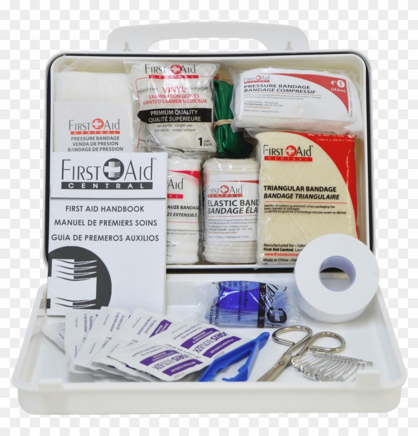 Full First Aid Kit Transparent Png - First Aid Kit Png Clipart #1140705