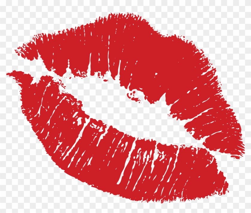 Transparent Kiss Lips - Lipstick Stain Png Clipart