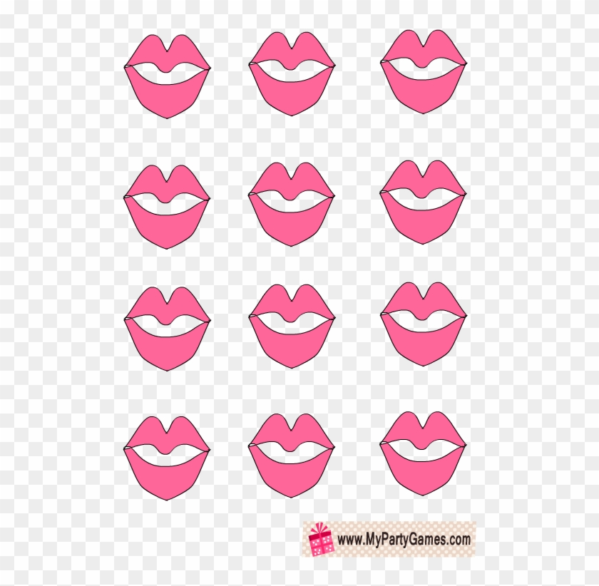 Kisses For Pin The Kiss On Frog Ⓒ - Pin The Kiss On The Frog Kisses Clipart #1141132