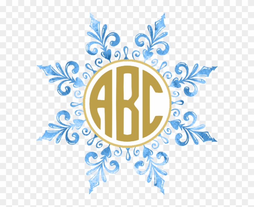 Free Custom Snowflake Monogram - Pumpkin Monogram Svg Free Clipart #1141199