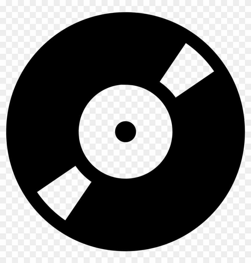 Collection Of Free Vinyl Vector Symbol - Black Music Icon Transparent Clipart